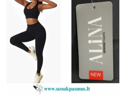  Alina liekninančios tamprės aukštu liemeniu
